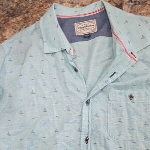 Flag & Anthem Mens Polo Euc Size Large